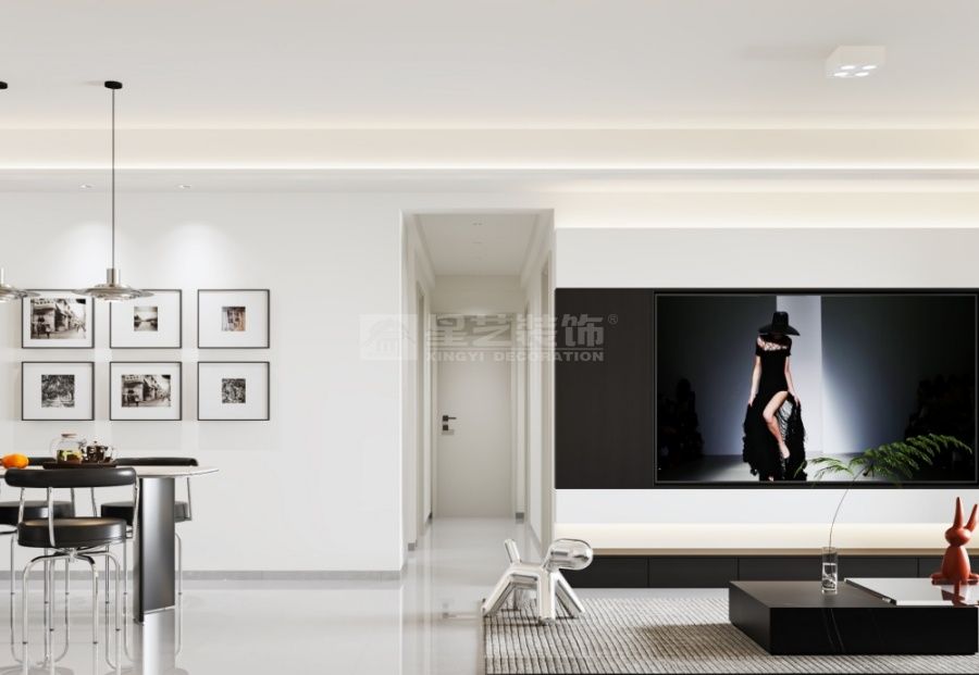 现代东方小区现代黑白灰风格(图1)