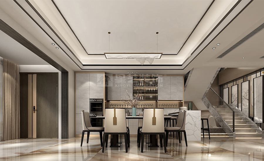 顶复新中式奢宅(图3)