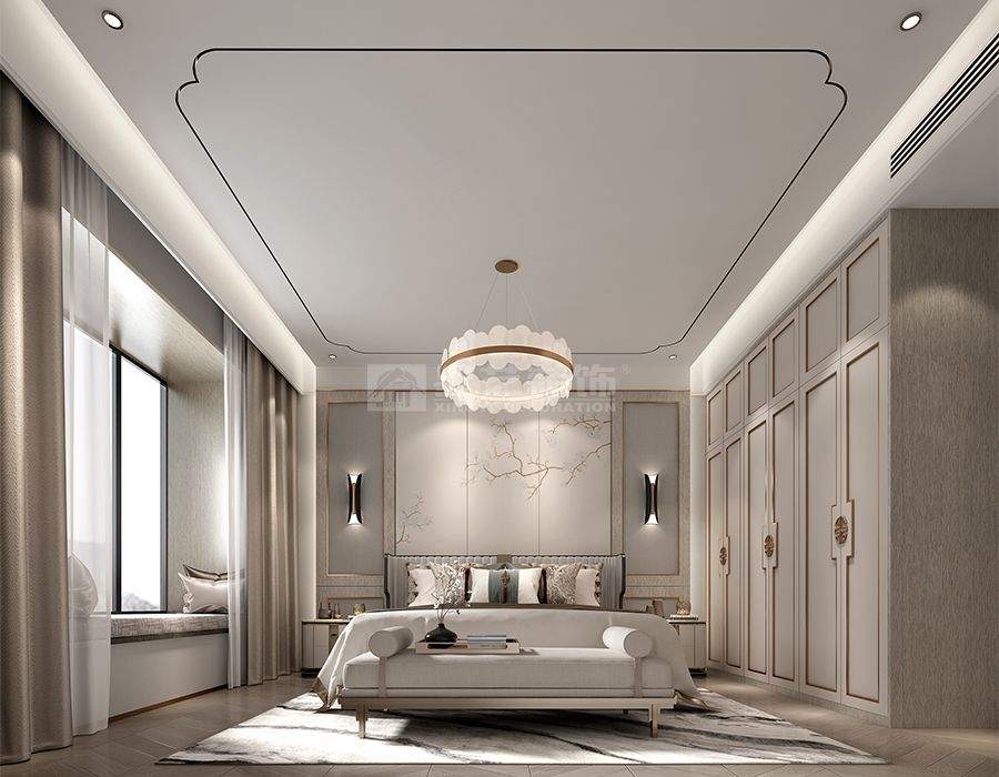 顶复新中式奢宅(图10)