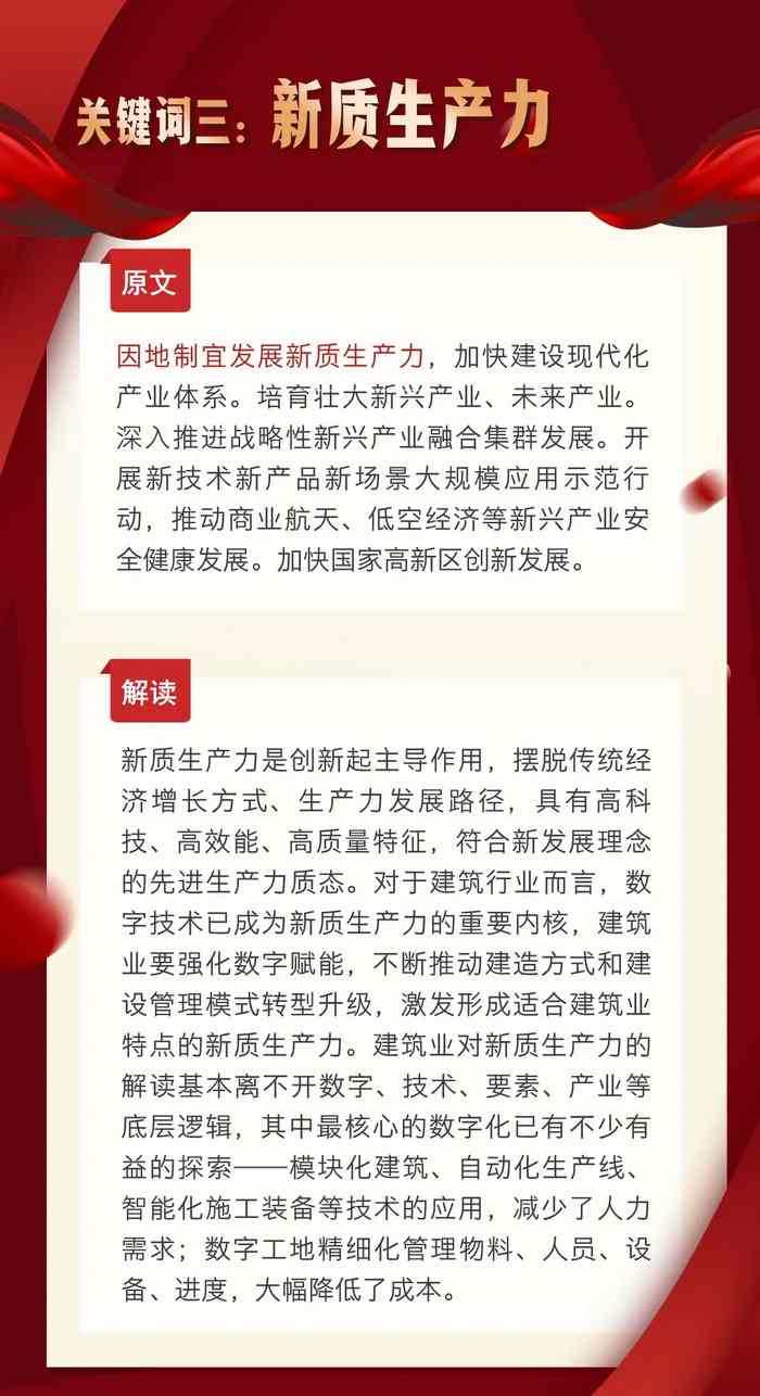 十大关键词！从建筑行业视角解读政府工作报告！(图3)