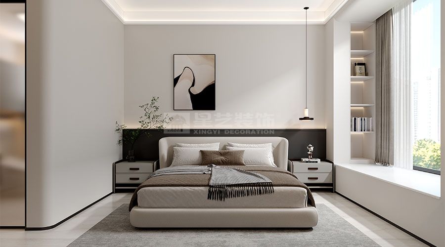 大宅至简：现代风大平层的留白与质感(图1)