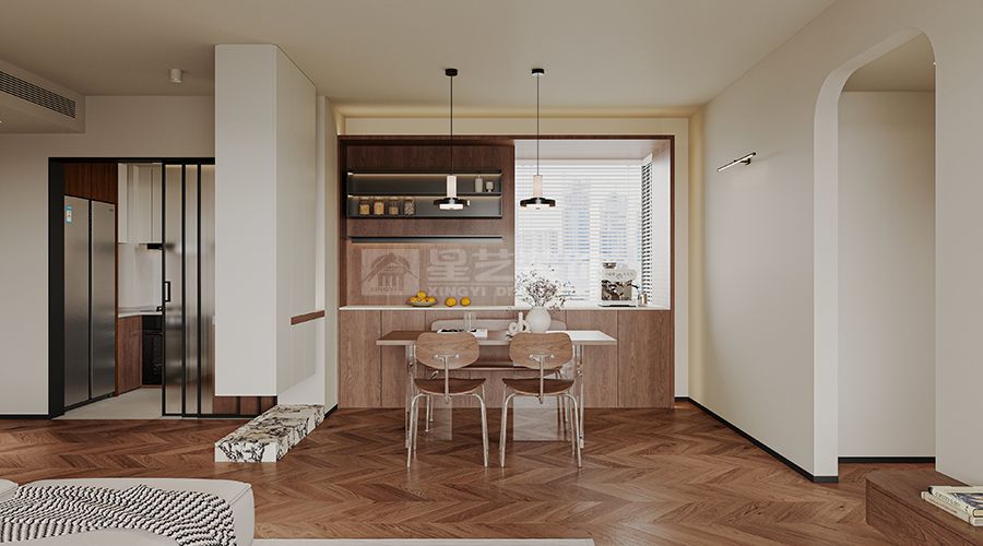 暖棕雅调，藏露有致的精致居境(图3)