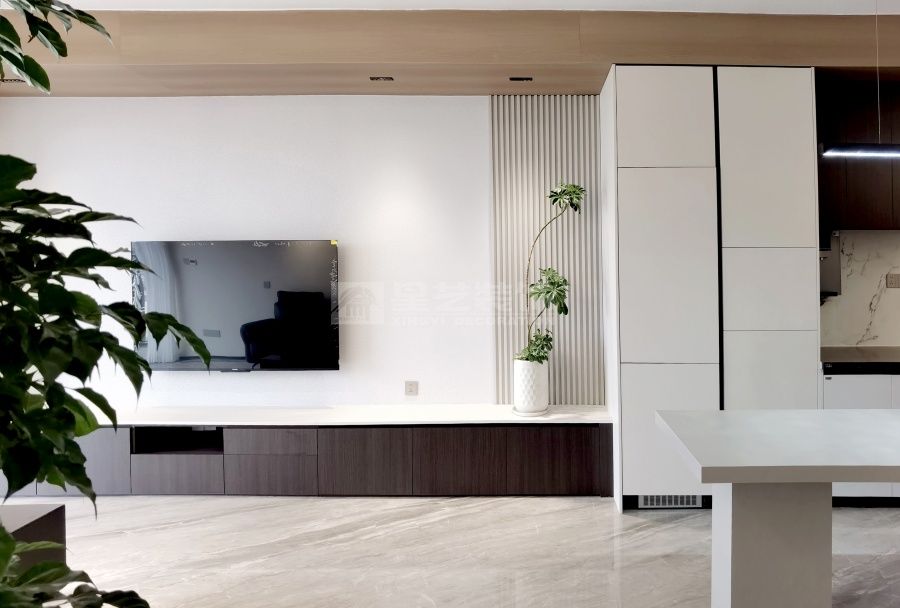 贺州江滨华府17-03户型现代风实景(图1)