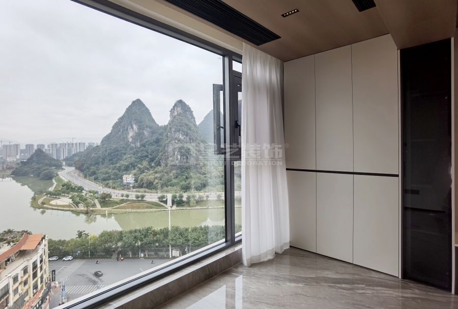 贺州江滨华府17-03户型现代风实景(图4)