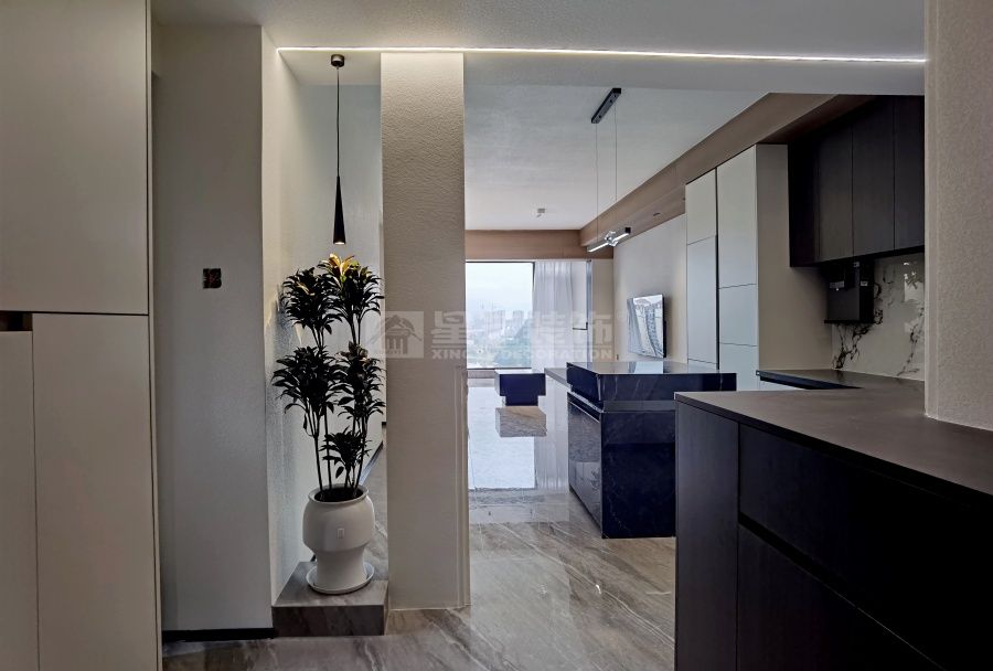 贺州江滨华府17-03户型现代风实景(图10)