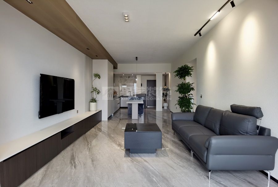 贺州江滨华府17-03户型现代风实景(图5)