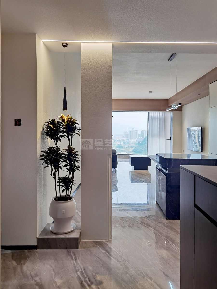 贺州江滨华府17-03户型现代风实景(图17)