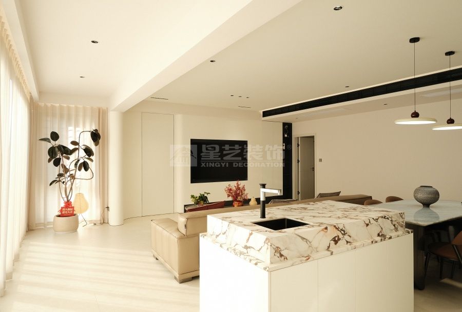 贺州江湾幸福里21栋02户型现代奶油风(图3)