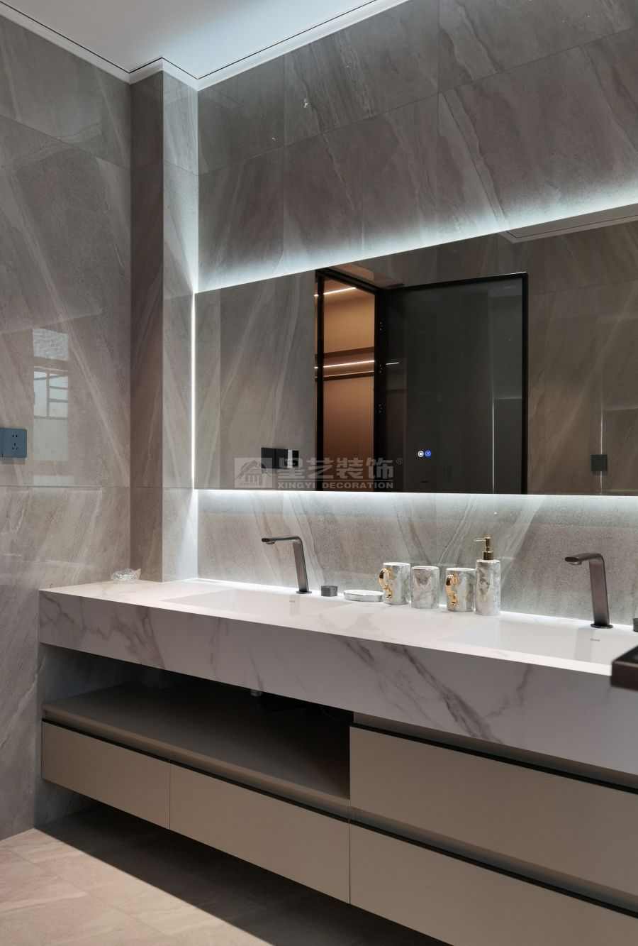 贺州碧桂园500平别墅现代风实景(图19)