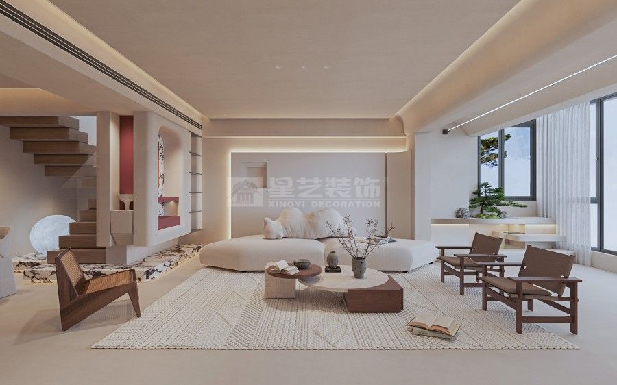 万科玖龙台（奶油侘寂风）(图2)