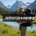 住在现代原木风的家里（图4）