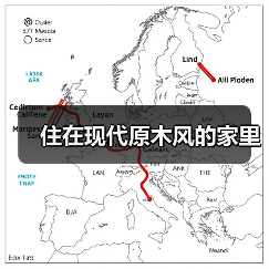 住在现代原木风的家里（图3）