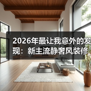 2026年最让我意外的发现:新主流静奢风装修设计,根本不是你以为的那样(图3) 2026年最让我意外的发现:新主流静奢风装修设计,根本不是你以为的那样(图3)