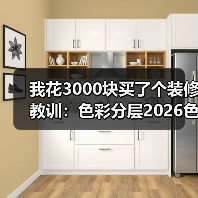 我花3000块买了个装修教训:色彩分层2026色调晕染室内设计 我花3000块买了个装修教训:色彩分层2026色调晕染室内设计