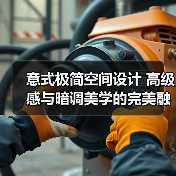 意式极简空间设计 高级感与暗调美学的完美融合（图1）