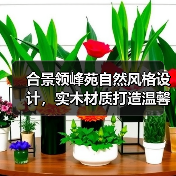 合景领峰苑自然风格设计，实木材质打造温馨居所（图1）