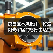 纯白原木风设计，打造阳光家居的悠然生活空间（图1）