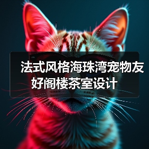 法式风格海珠湾宠物友好阁楼茶室设计
