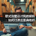 欧式别墅设计风格解析：如何打造庄重典雅的居住空间？（图3）