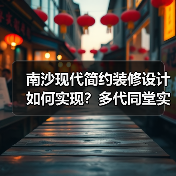 南沙现代简约装修设计如何实现？多代同堂实用方案推荐（图2）