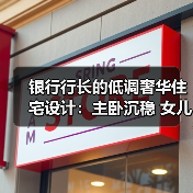 银行行长的低调奢华住宅设计：主卧沉稳 女儿房淡雅解析（图1）