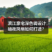 滨江豪宅深色调设计,暗夜风格如何打造?(图3) 滨江豪宅深色调设计,暗夜风格如何打造?(图3)