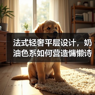 法式轻奢平层设计，奶油色系如何营造慵懒诗意空间？（图4）