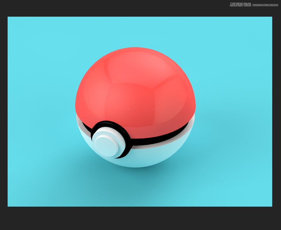 C4D制作圆形的宠物小精灵建模设计教程